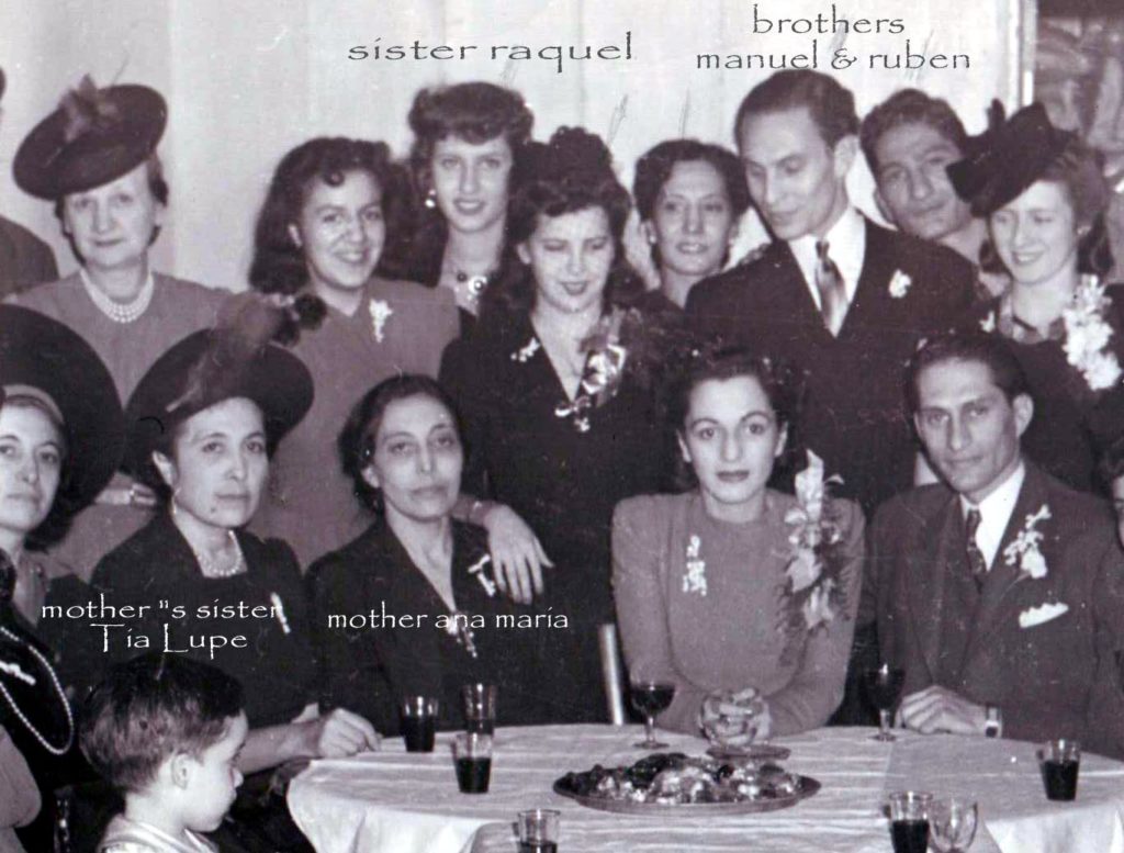 Ramirez family wedding 1942